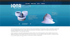 Desktop Screenshot of iotaquartz.com